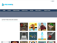 Tablet Screenshot of free-games.net